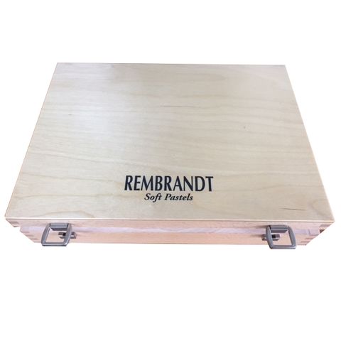 Rembrandt Soft Pastel Empty Wooden Box 60 pastels