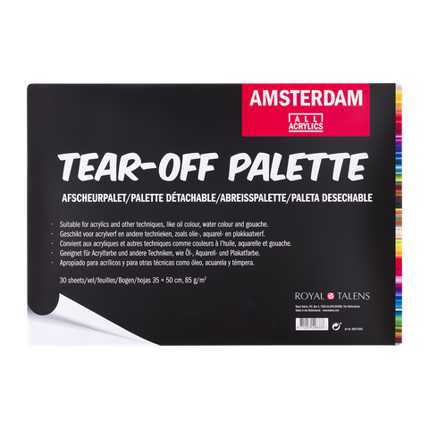 Amsterdam Tear Off Palette XL 35X50cm