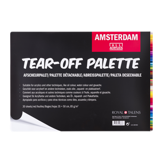 Amsterdam Tear Off Palette XL 35X50cm