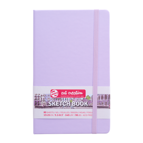 Talens Art Creations Sketch Book Pastel Violet 13x21 140gsm