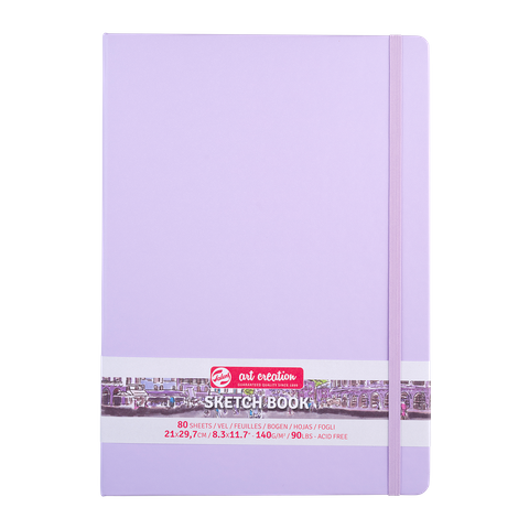 Talens Art Creations Sketch Book Pastel Violet 21x30 140gsm