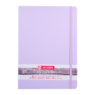 Talens Art Creations Sketch Book Pastel Violet 21x30 140gsm