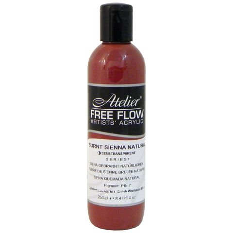 Atelier Free Flow Burnt Sienna Natural S1 250ml