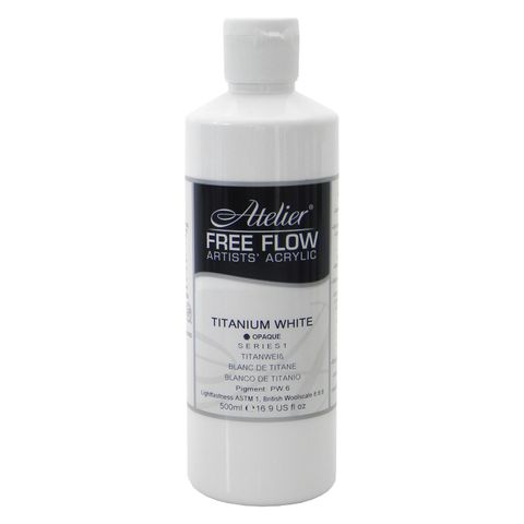 Atelier Free Flow Titanium White S1 500ml