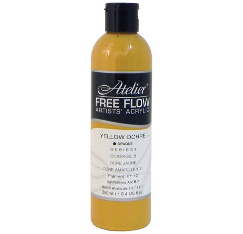 Atelier Free Flow Yellow Ochre S1 250ml