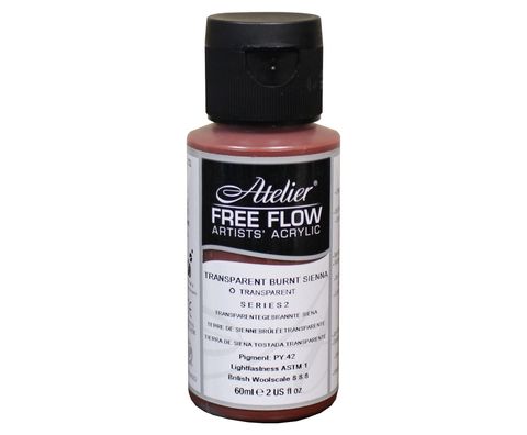 Atelier Free Flow Transparent Burnt Sienna S2 60ml