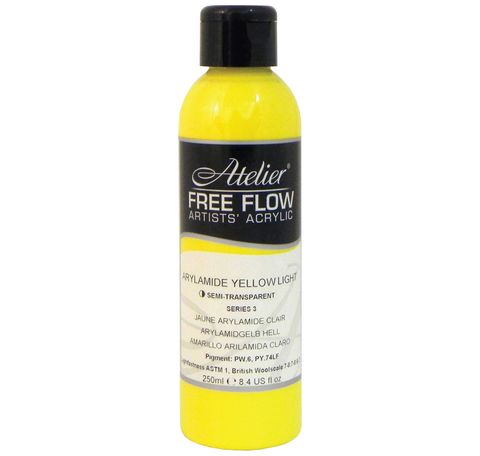 Atelier Free Flow Arylamide Yellow Light S3 250ml