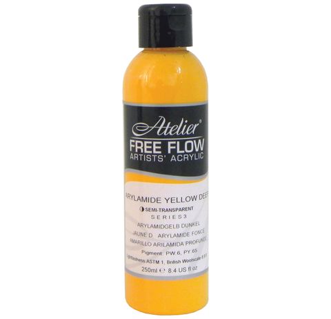 Atelier Free Flow Arylamide Yellow Deep S3 250ml