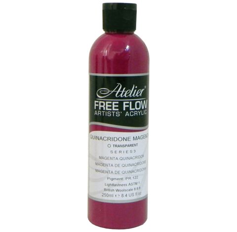 Atelier Free Flow Quinacridone Magenta S3 250ml