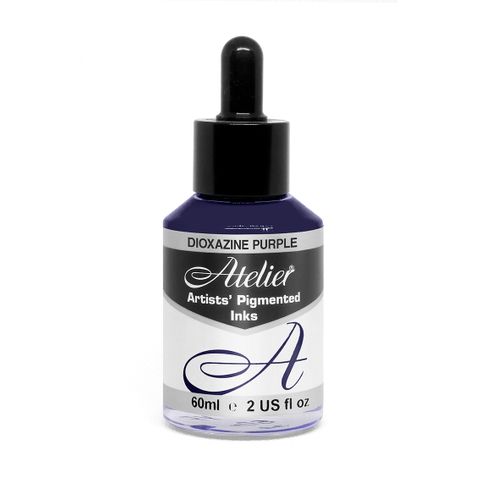 Atelier Acrylic Ink Dioxazine Purple 60ml