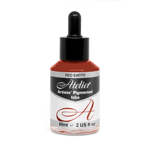 Atelier Acrylic Ink Red Earth 60ml