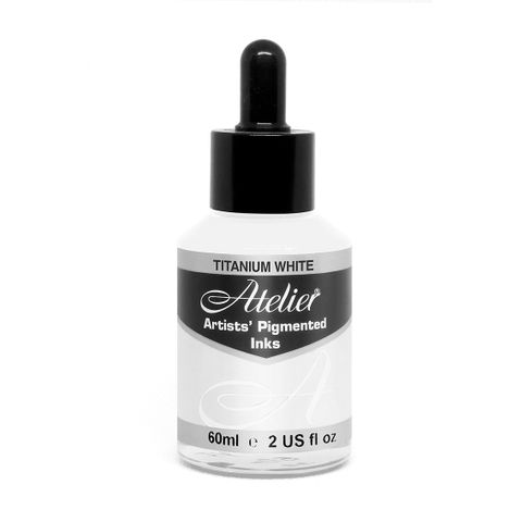 Atelier Acrylic Ink Titanium White 60ml