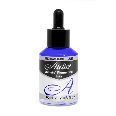 Atelier Acrylic Ink Ultramarine Blue 60ml