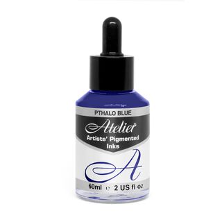 Atelier Acrylic Ink Pthalo Blue 60ml