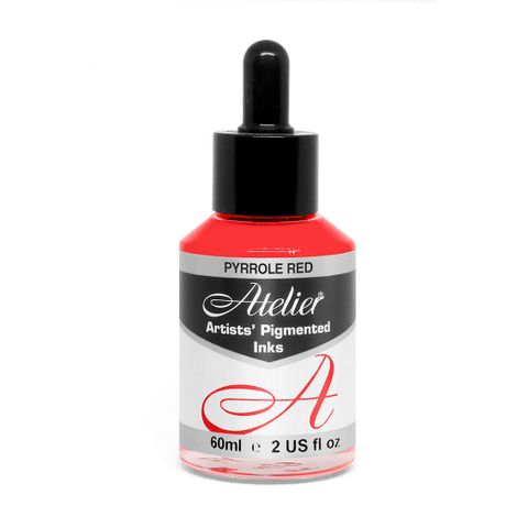 Atelier Acrylic Ink Pyrrole Red 60ml