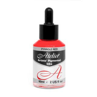 Atelier Acrylic Ink Pyrrole Red 60ml