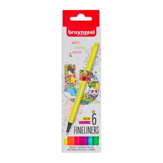 BRUYNZEEL FINELINER NEON Set 6