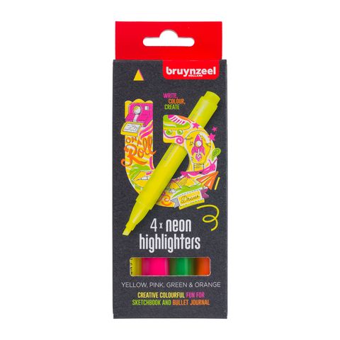 BRUYNZEEL HIGHLIGHTER NEON Set 4