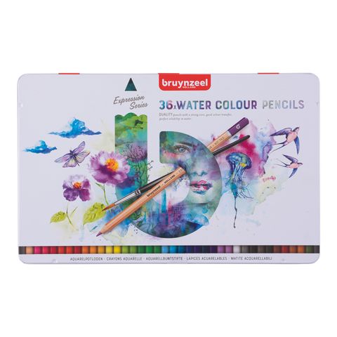 Bruynzeel Expression Aquarel Pencil Tin 36