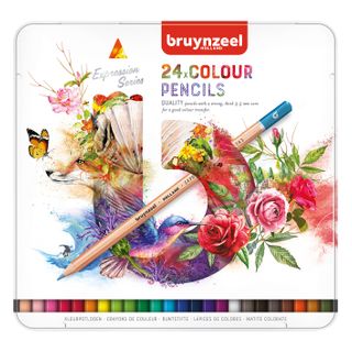 Bruynzeel Expression Colour Pencil Tin 24