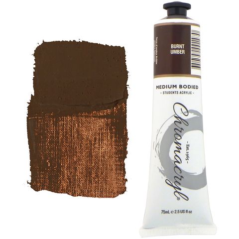 Chromacryl 75ml Burnt Umber