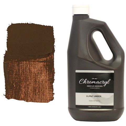 Chromacryl 2lt Burnt Umber