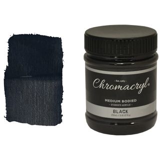 Chromacryl 250ml Black