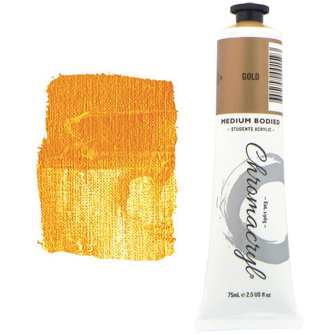 Chromacryl 75ml Gold