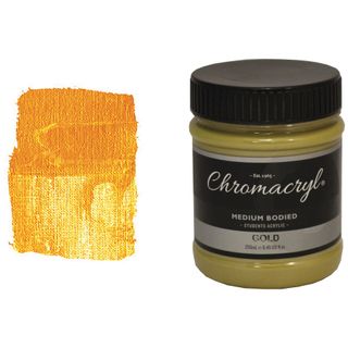 Chromacryl 250ml Gold