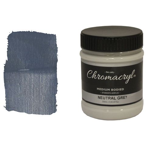 Chromacryl 250ml Neutral Grey