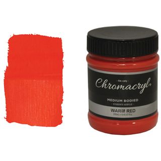 Chromacryl 250ml Warm Red