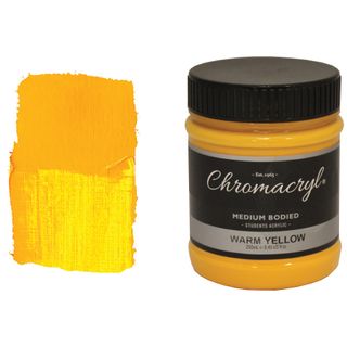 Chromacryl 250ml Warm Yellow