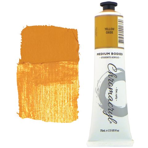 Chromacryl 75ml Yellow Oxide