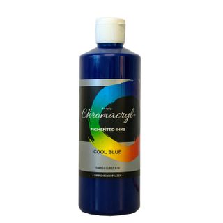Chromacryl Pigmented Ink Cool Blue 500ml