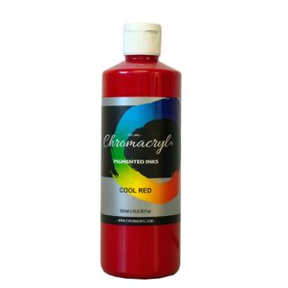 Chromacryl Pigmented Ink Cool Red 500ml
