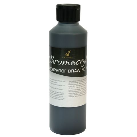 Chromacryl Black Ink 250ml