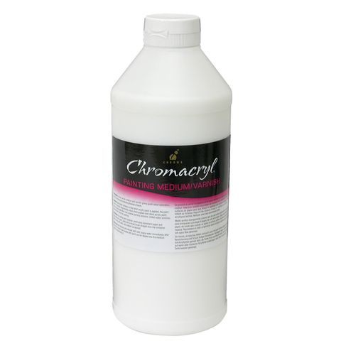 Chromacryl Painting Medium/Varnish 1Ltr