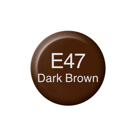 Copic Ink E47 - Dark Brown 12ml
