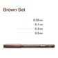 Multiliner Set Brown 0.5, 0.3, 0.1, 0.05