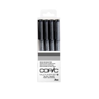 Multiliner Set Black B 0.5, 0.8, BS, BM