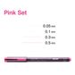 Multiliner Set Pink 0.5, 0.3, 0.1, 0.05