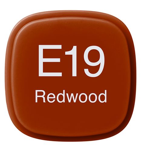 Copic Marker E19-Redwood