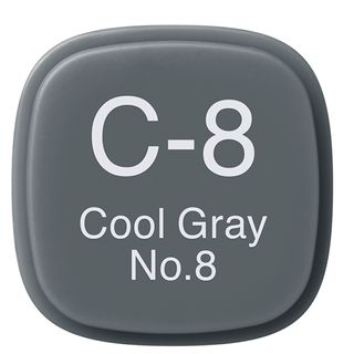Copic Marker C8-Cool Gray No.8