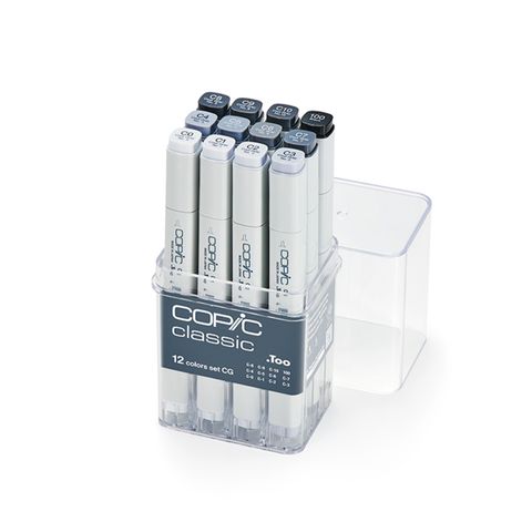 Copic Marker Set 12 Cool Grey