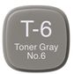 Copic Marker T6-Toner Gray No.6