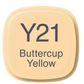 Copic Marker Y21-Buttercup Yellow