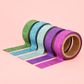 X-Press It Glitter Deco Tape 12mmx3mm 5 rolls Mermaid