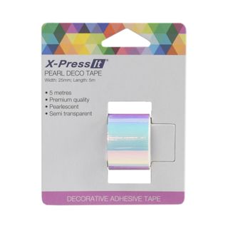 X-Press It Pearl Deco Tape 25mm x 5m