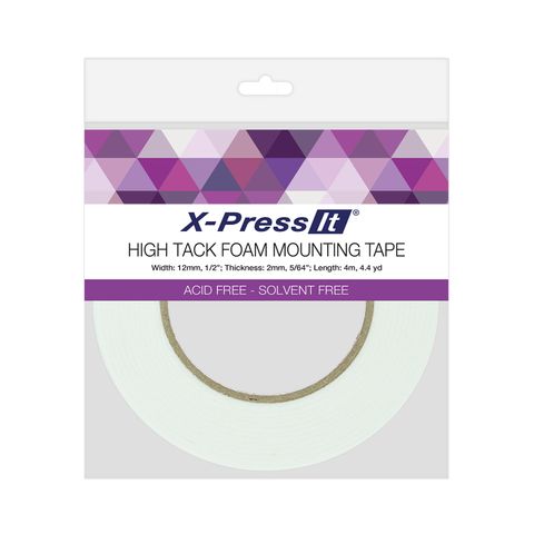 X-Press It Foam Tape High Tack 2mm x 12mm