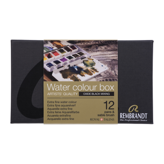 Rembrant Watercolour Metal 12 Pan Set DUSK